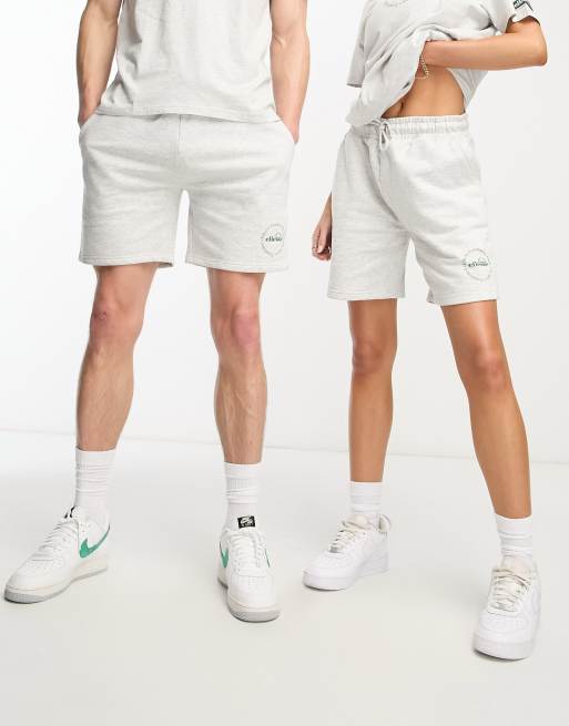 Ellesse community club unisex shorts in grey ASOS