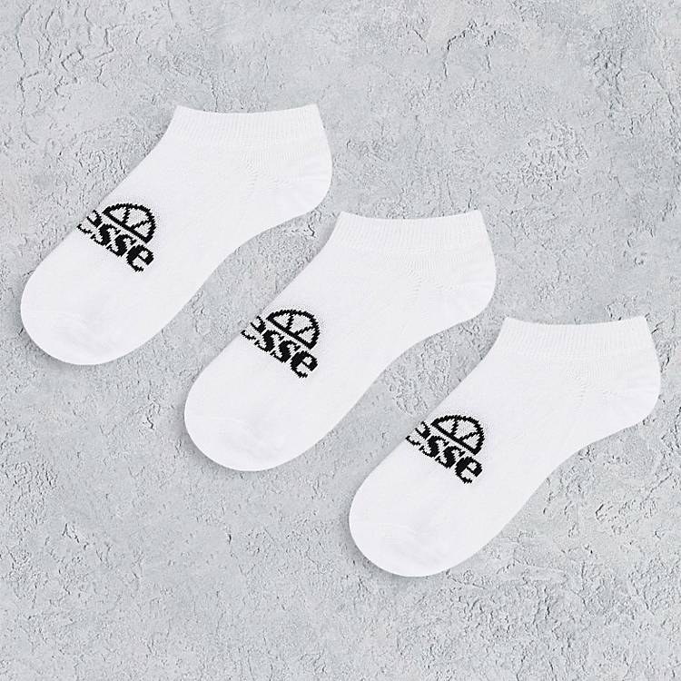 Confezione da 3 paia di calzini sportivi unisex bianchi Asos Sport & Swimwear Abbigliamento sportivo Intimo sportivo 