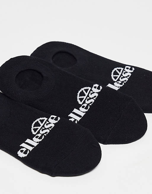 Asos Sport & Swimwear Abbigliamento sportivo Intimo sportivo Confezione da tre paia di calzini sportivi unisex neri 