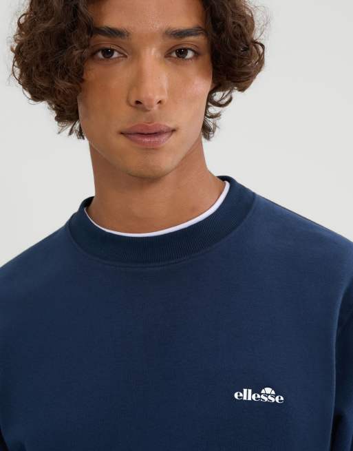 ellesse Corcolle sweatshirt in navy, 4 of 4