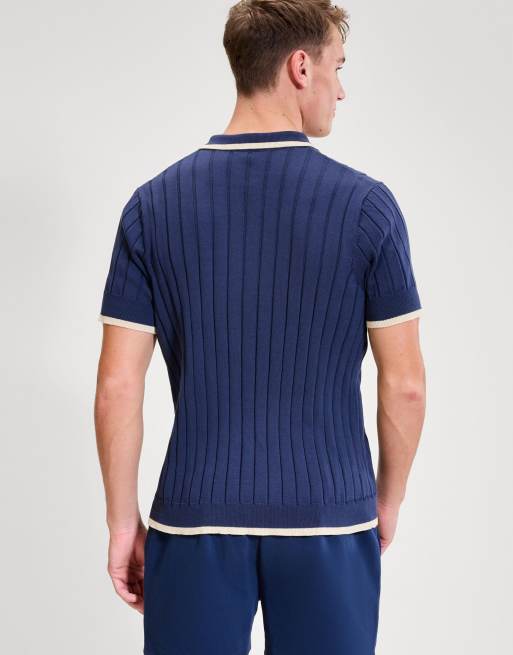 ellesse Corvari shirt in navy, 4 of 4