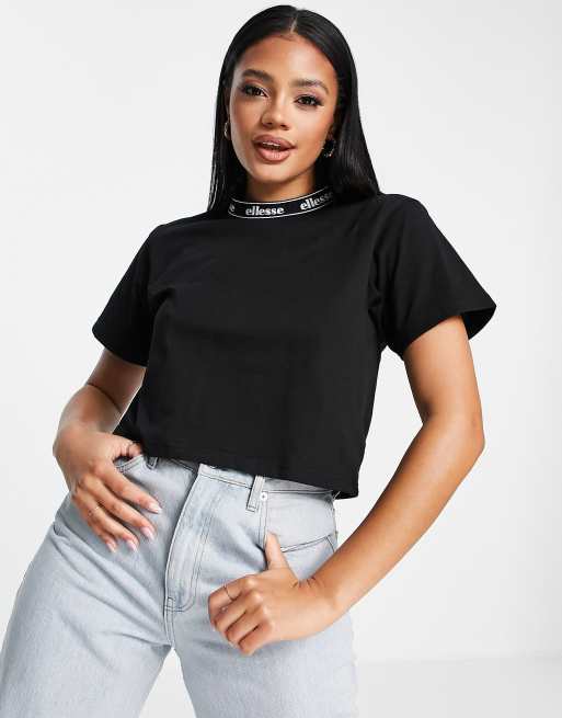 Ellesse polo outlet crop top