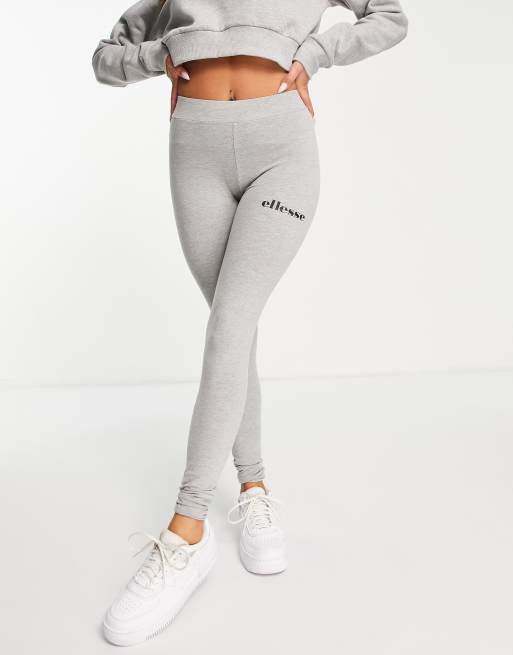 set hoodie ellesse cropped in gray | leggings ASOS and