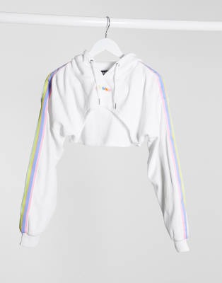 ellesse crop top hoodie