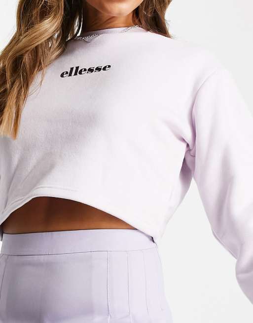 Ellesse crop sweatshirt new arrivals