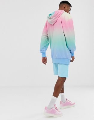 ellesse rainbow hoodie