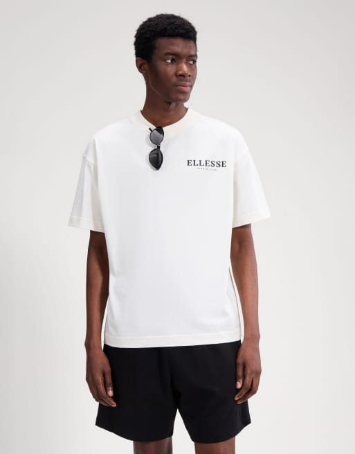 ellesse Dal 1959 tee in off white, 2 of 4