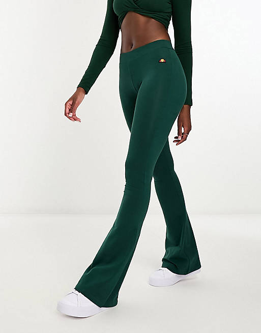 ellesse Debora Legging in dark green | FhyzicsShops | Roman Curve Frill Hem  Long Sleeve Dress