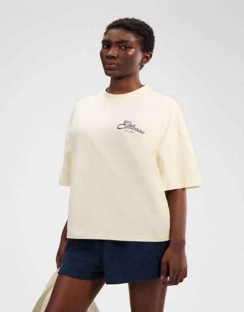 ellesse Deliziosi tee in light yellow