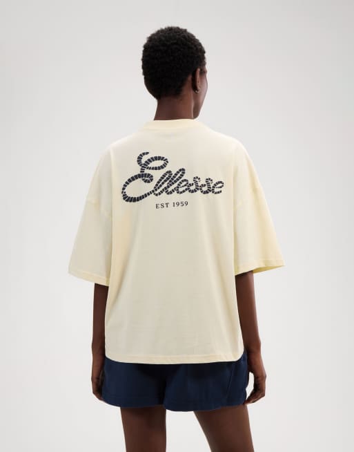 ellesse Deliziosi tee in light yellow, 2 of 4