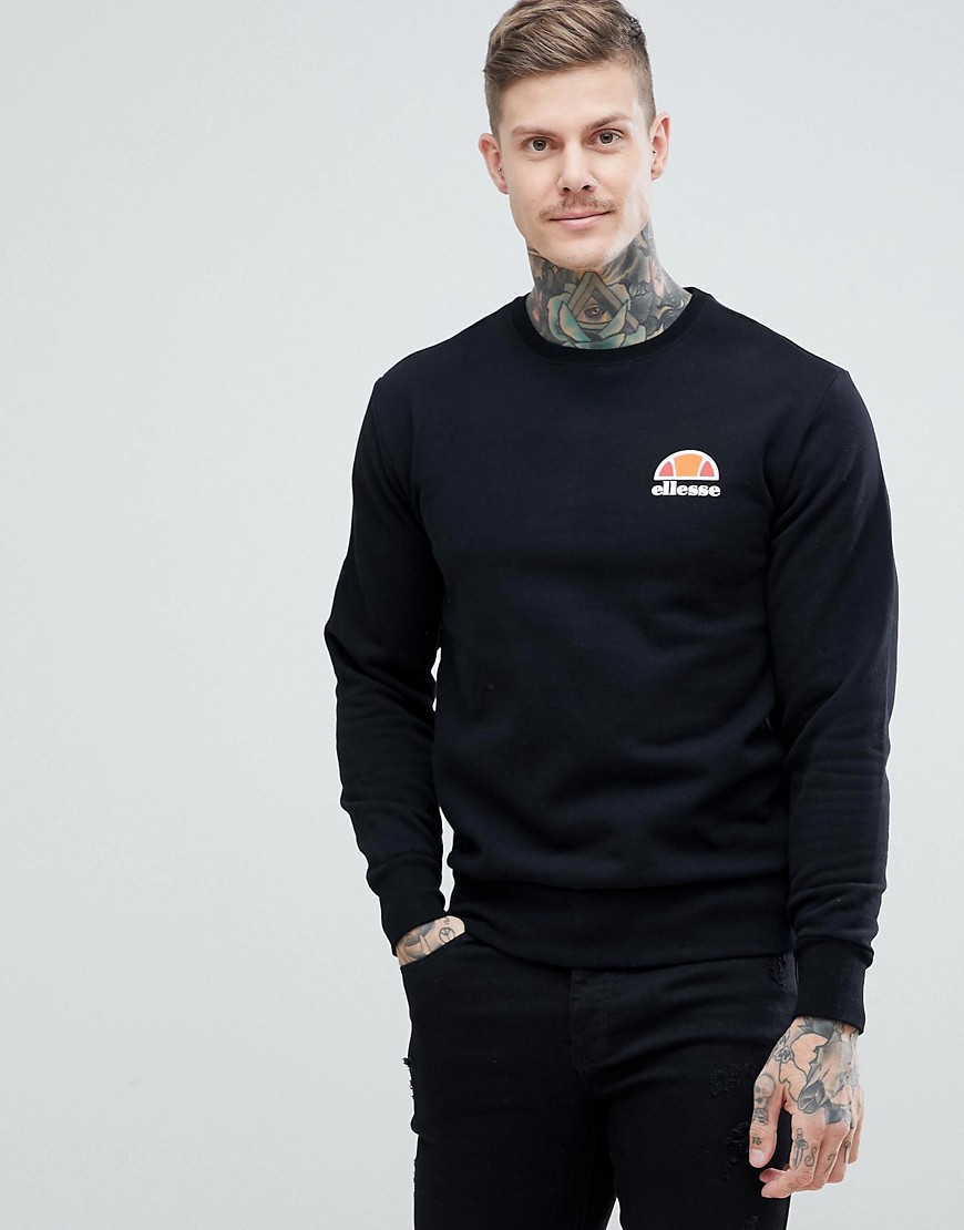 Ellesse — Diveria — Sort sweatshirt med lille logo