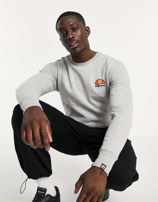 ellesse Diveria sweatshirt with small logo in grey ASOS