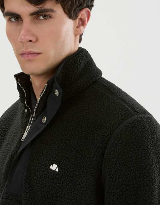 ellesse D’manda 1/4 zip top in black, 2 of 3