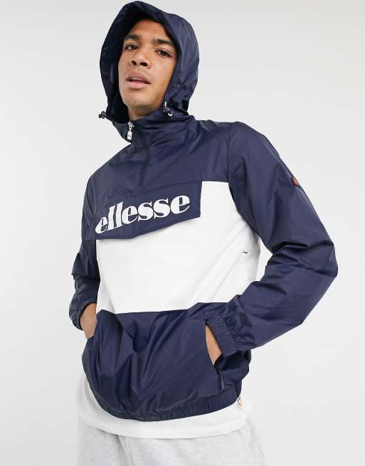 Ellesse jacket outlet blue and white