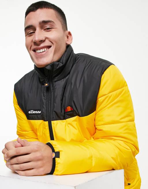 Doudoune discount ellesse jaune