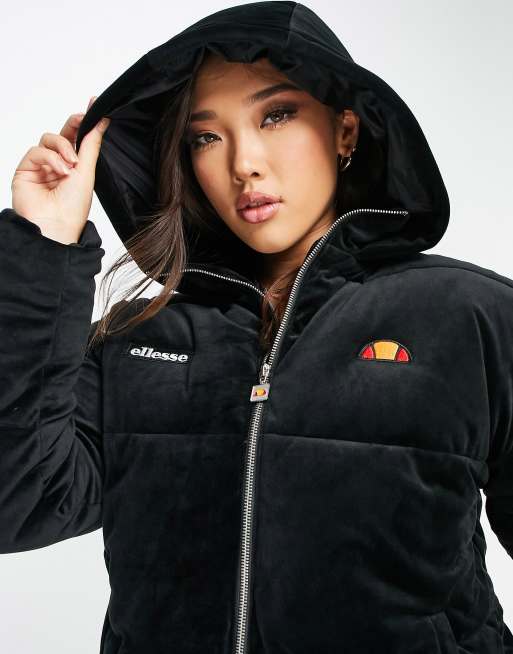 ellesse Doudoune en velours Noir ASOS