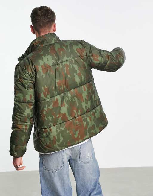 ellesse - Doudoune griffée à imprimé camouflage, 2 de 4
