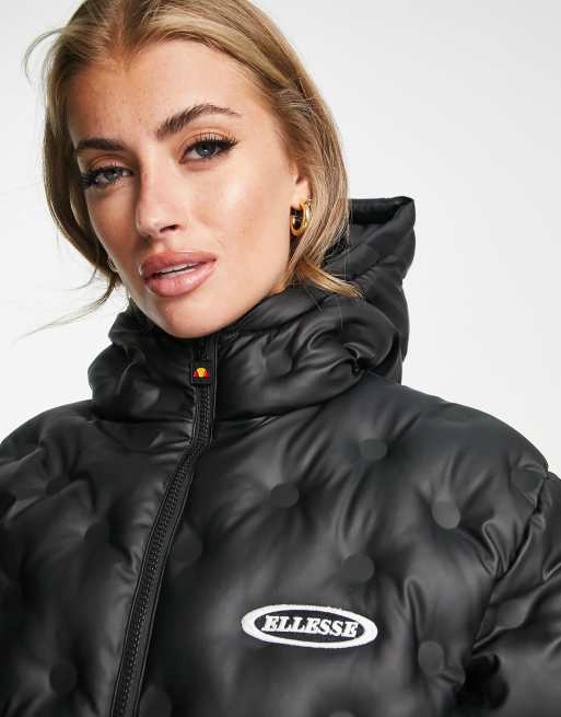 Doudoune noir ellesse hot sale