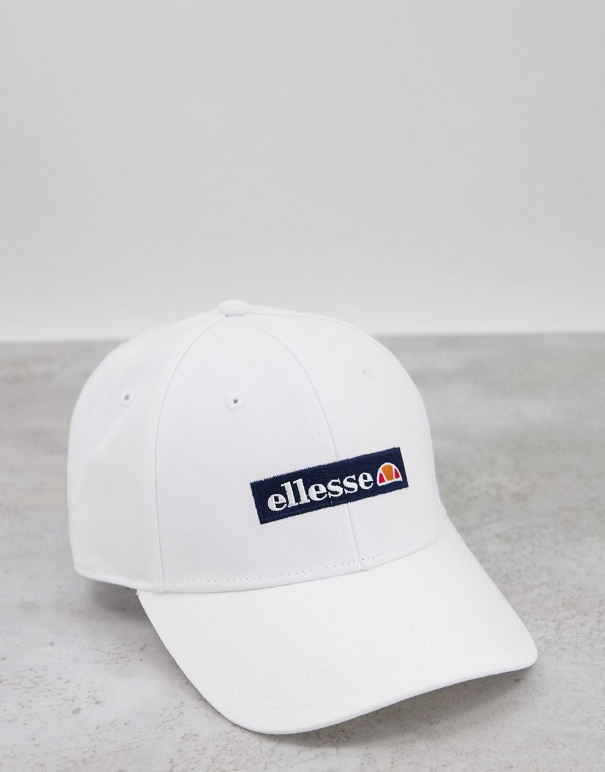Ellesse Drebbo logo baseball cap in white