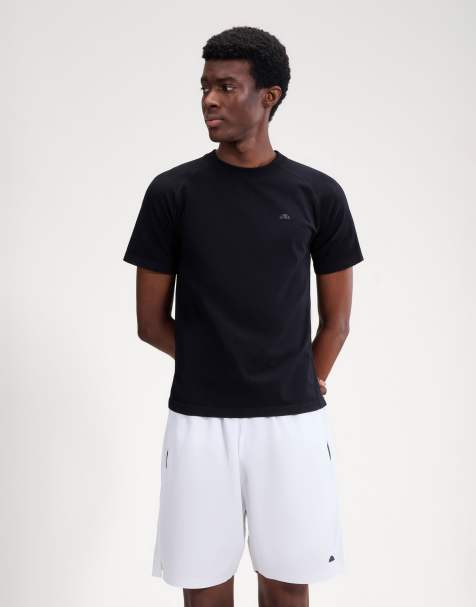 ellesse Drexani short sleeve seamless tee in black - view 1