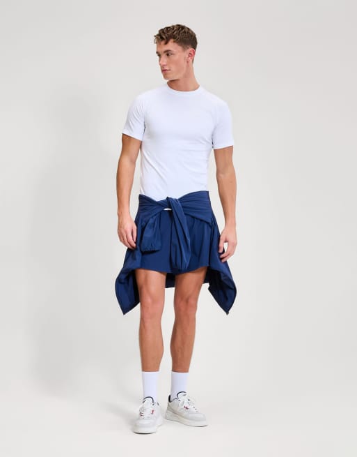 ellesse Drexani short sleeve seamless tee in white, 4 of 4
