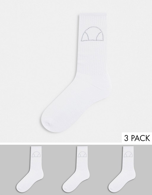 ellesse diamante socks in white - exclusive to ASOS