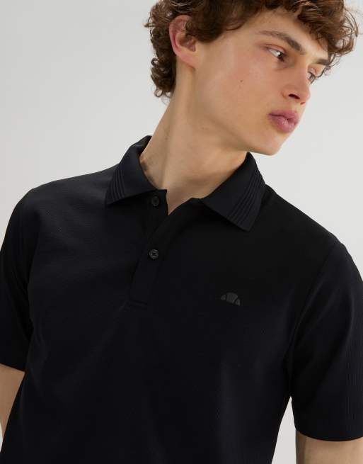 ellesse Edmond polo in black, 3 of 4