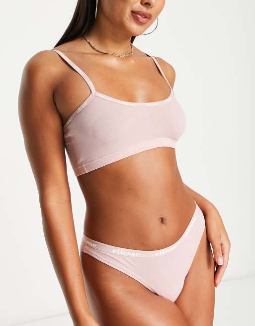 ellesse - Ensemble avec string et brassière - Rose