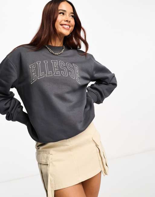 ellesse – Eoardo – Sweatshirt in Dunkelgrau 