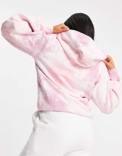 ellesse Exclusivite ASOS Sweat a capuche effet tie dye Rose