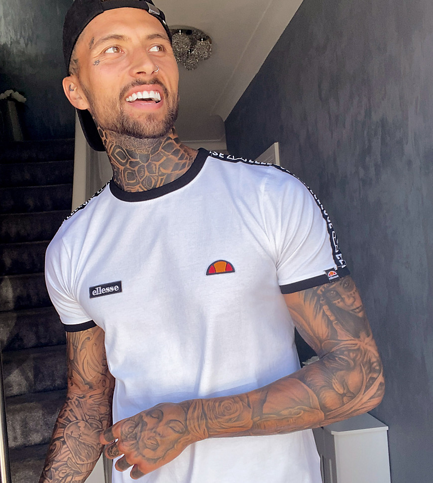 ELLESSE FEDE T-SHIRT IN WHITE EXCLUSIVE TO ASOS,SHC05907 FEDE