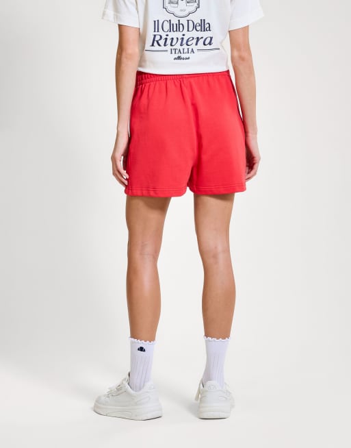 ellesse Finocco short in red/peach, 3 of 4