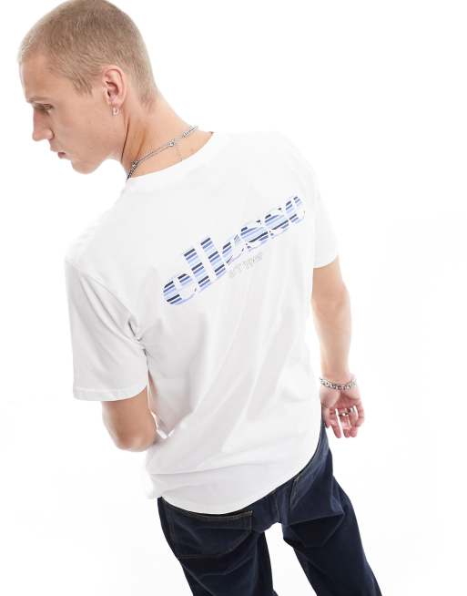 ellesse - Floresce - T-shirt con grafica stampata sul retro, colore bianco