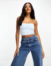 ASOS DESIGN ultimate bandeau crop top 3 pack - Black White & Khaki