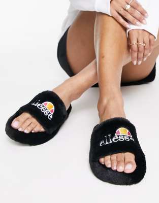 ellesse - Freeno - Slider in Schwarz-Black