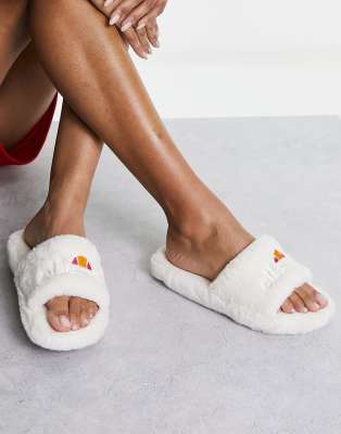 Ellesse Freeno Slides In Off White