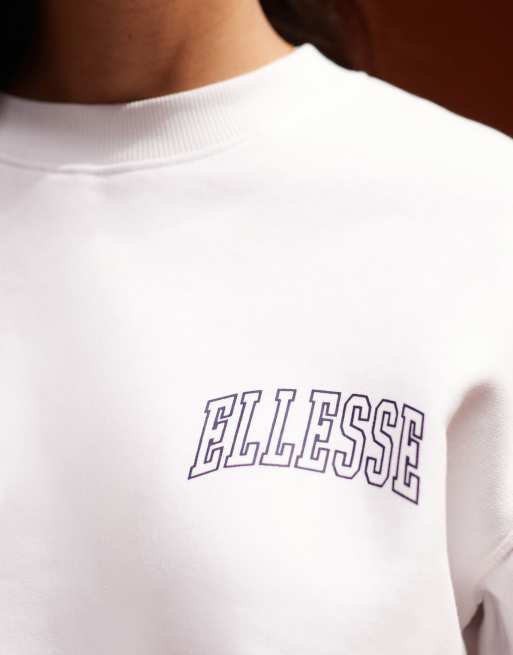 ellesse Gallian sweatshirt in white, 3 of 5