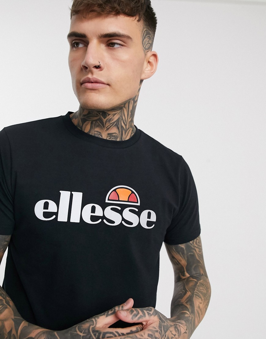 ellesse - Giniti 2 - T-shirt met reflecterend logo in zwart