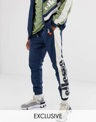 ellesse colour block woven track pants