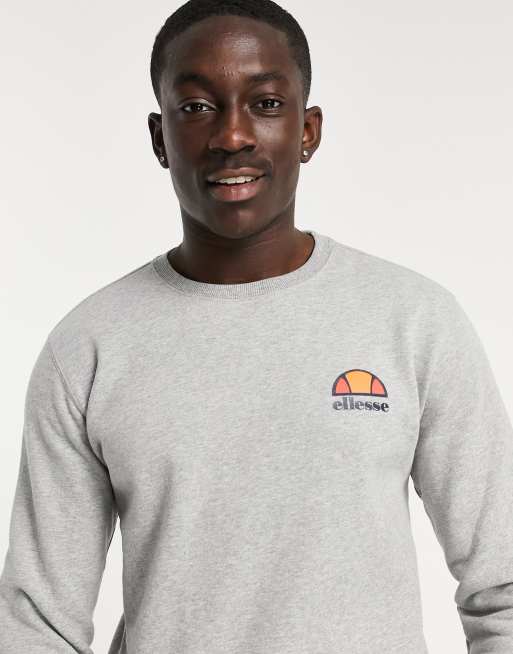 ellesse mit Logo kleinem Sweatshirt grau Graues rqO8rnR0