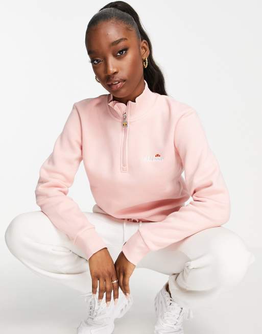 Pink shop ellesse jumper