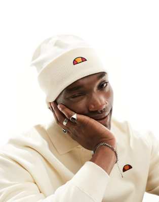 Ellesse Heights beanie in off white - ASOS Price Checker