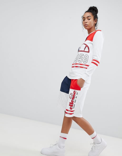 Ellesse Heritage Oversized Basketball Short Co Ord In Vintage