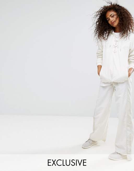 Ellesse wide leg best sale tracksuit bottoms