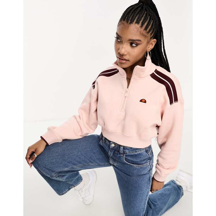 Ellesse pocket crop crew sweatshirt dames hotsell