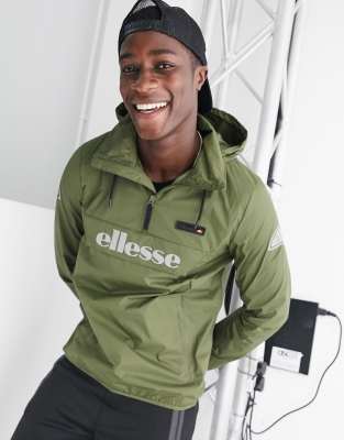 Ontvanger staking Klimatologische bergen Ellesse Plus Ion Overhead Jacket With Reflective Logo In Green | ModeSens