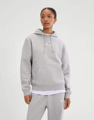 Ellesse Jazana 2 Long Sleeve Over Head Hoodie In Grey