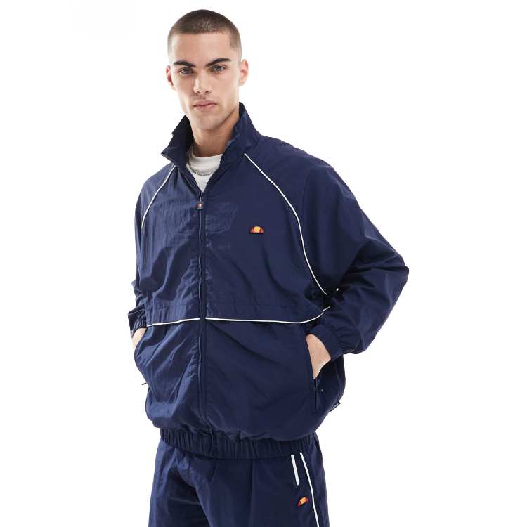 ellesse Kahlochi full zip jacket in navy | ASOS