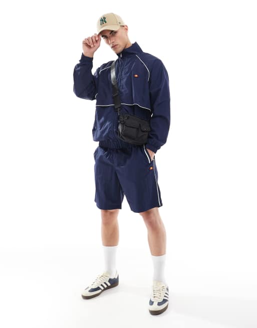 ellesse Kahlochi full zip jacket in navy | ASOS
