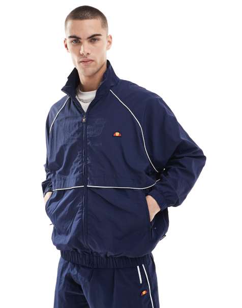 Ellesse – Kahlochi – Granatowa kurtka z zapięciem na suwak - view 1